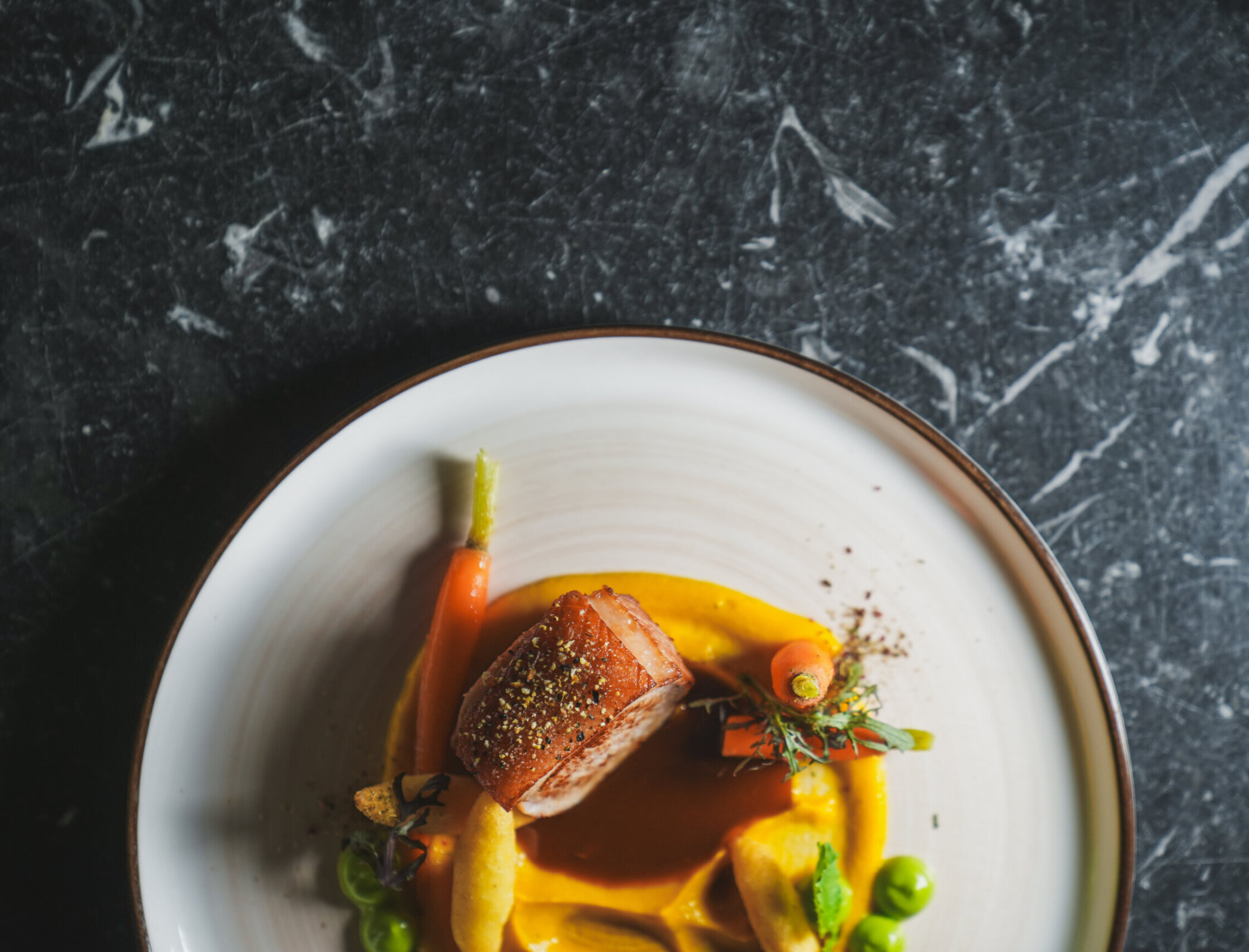 Detail photo meat dish main course - Hotel Fameli