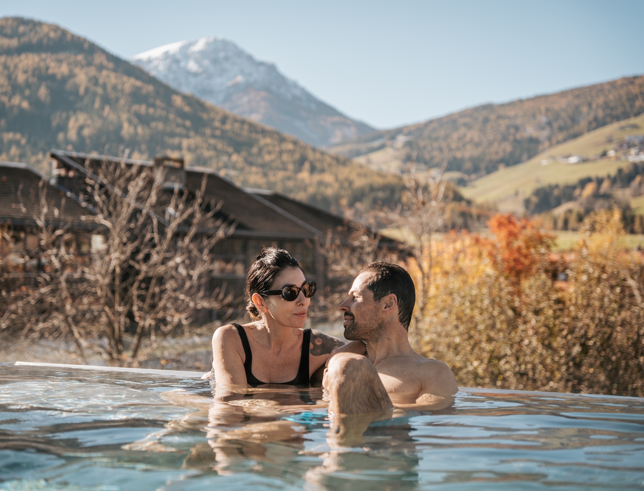 Entspannung im Outdoor Pool