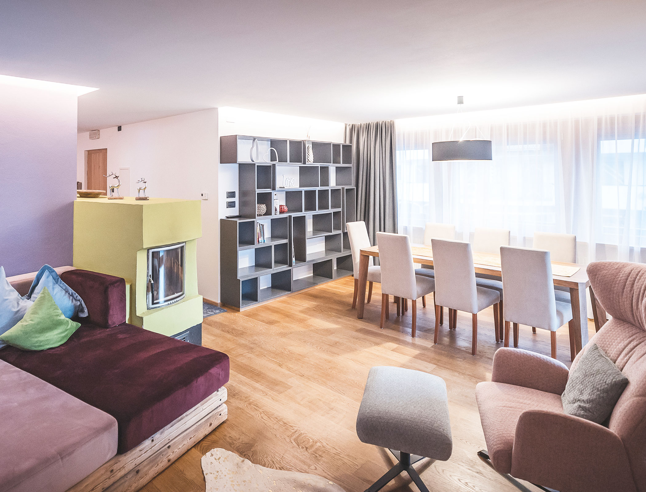 Living room of the Dolce Vita Apartment - Hotel Fameli