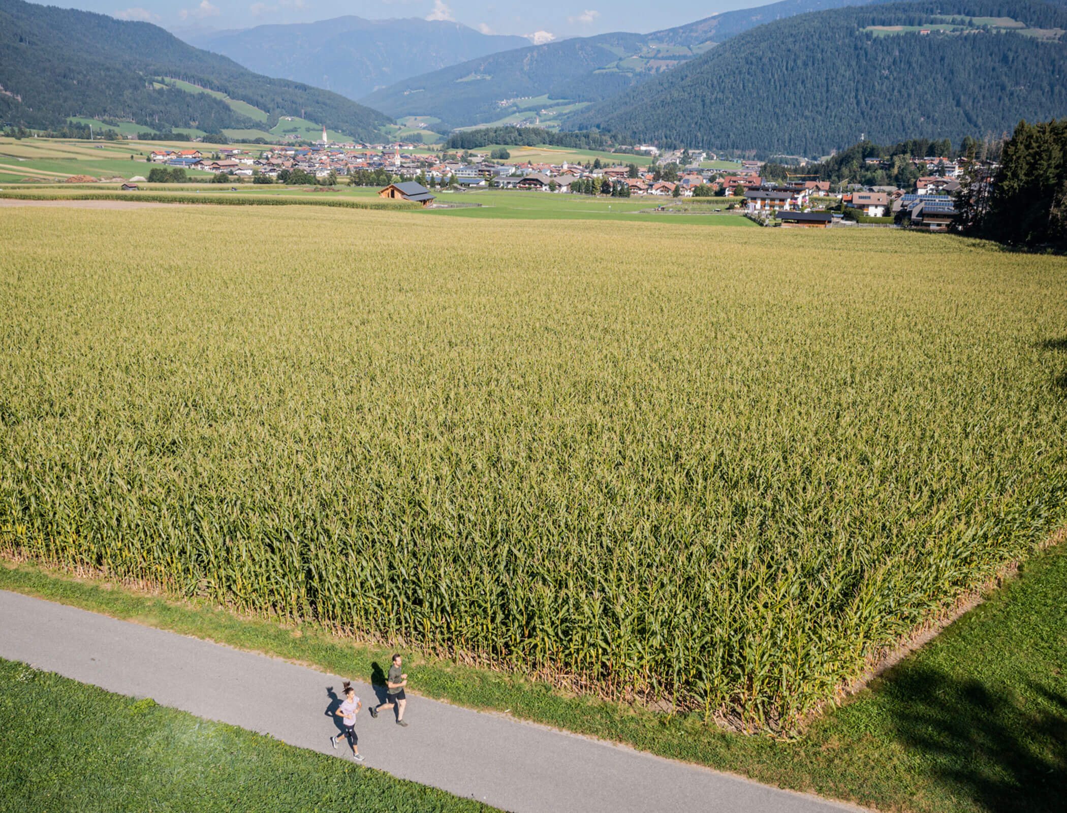 Jogging in Valdaora - Hotel Fameli