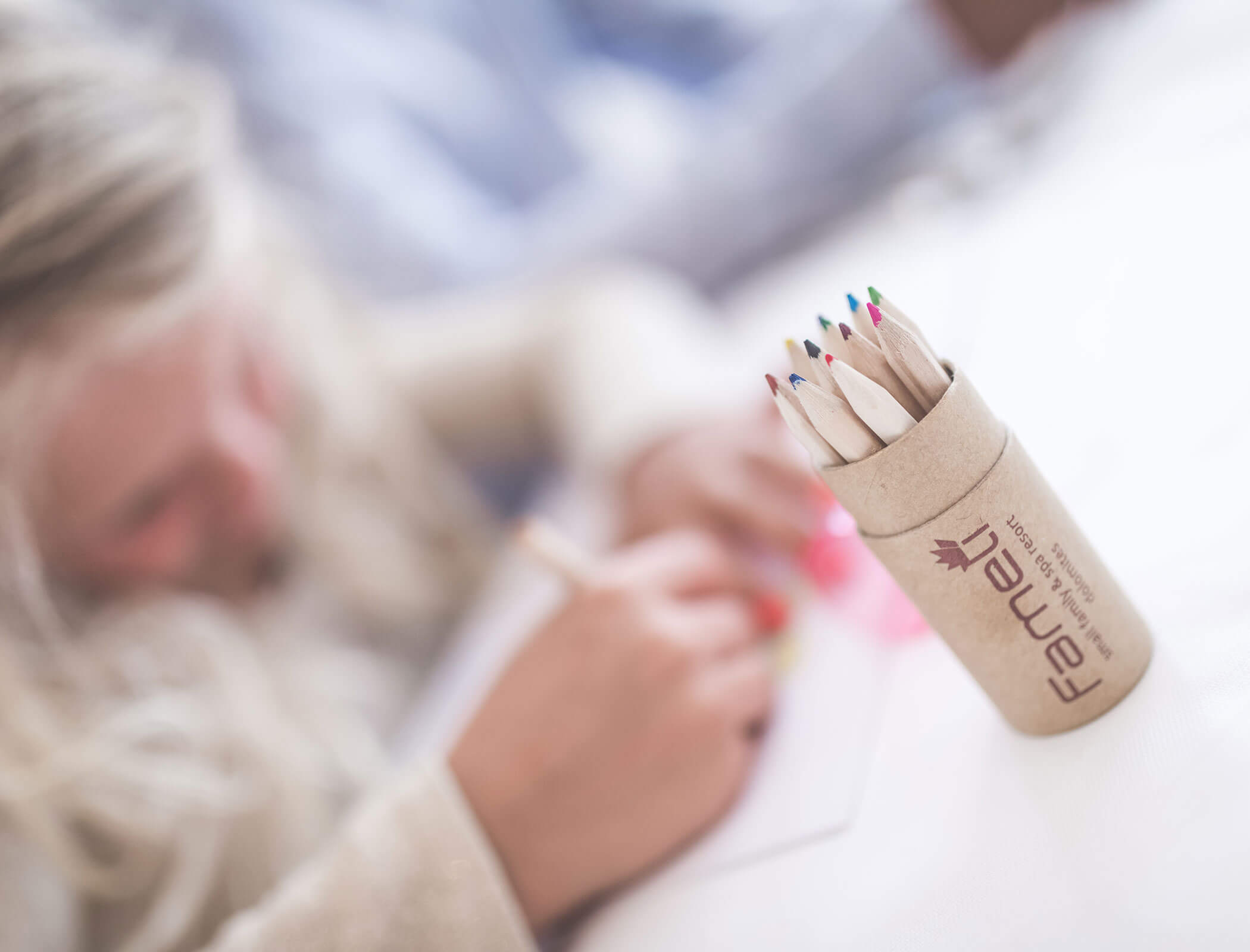 Painting corner at Hotel Fameli