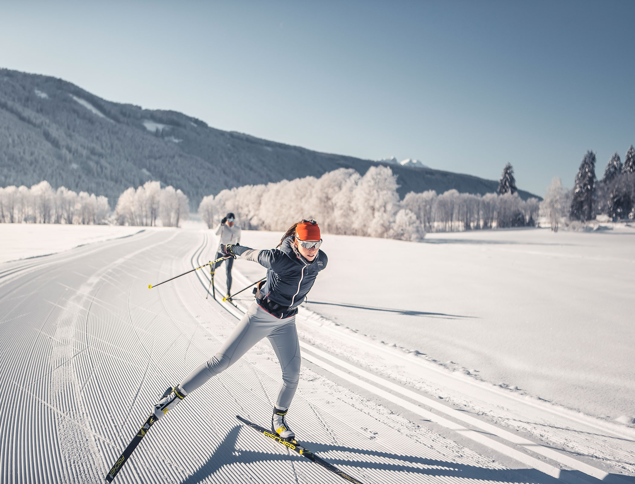 Cross-country skiing in Rasun - Hotel Fameli
