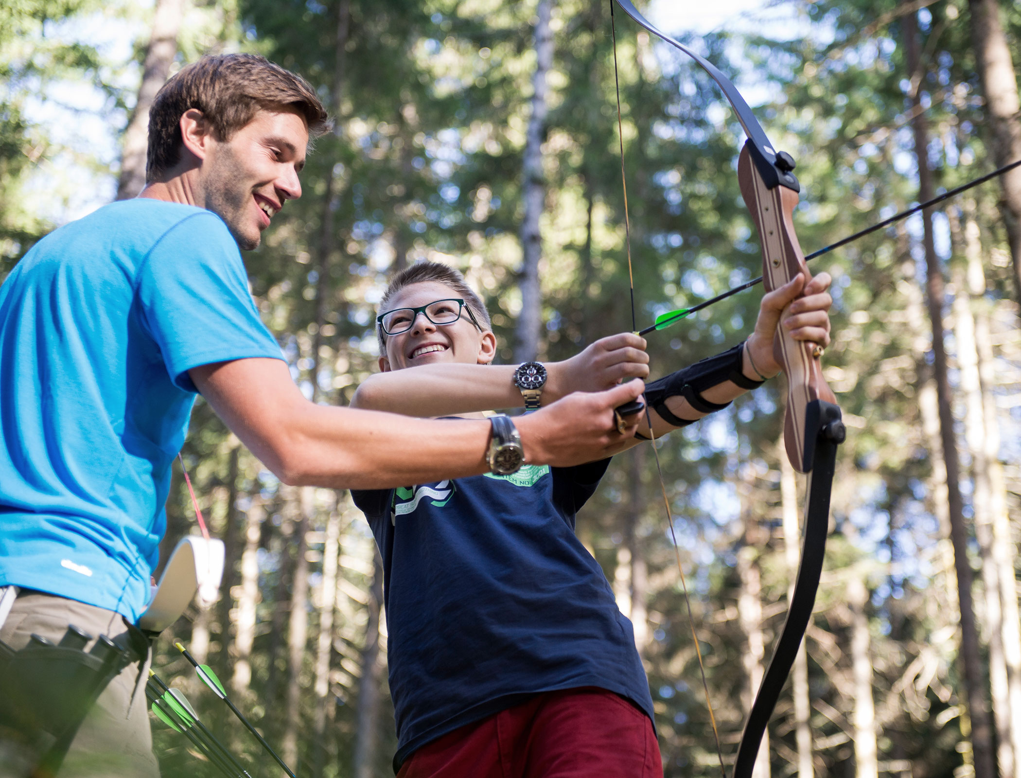 Tiro con l'arco a Valdaora - Hotel Fameli