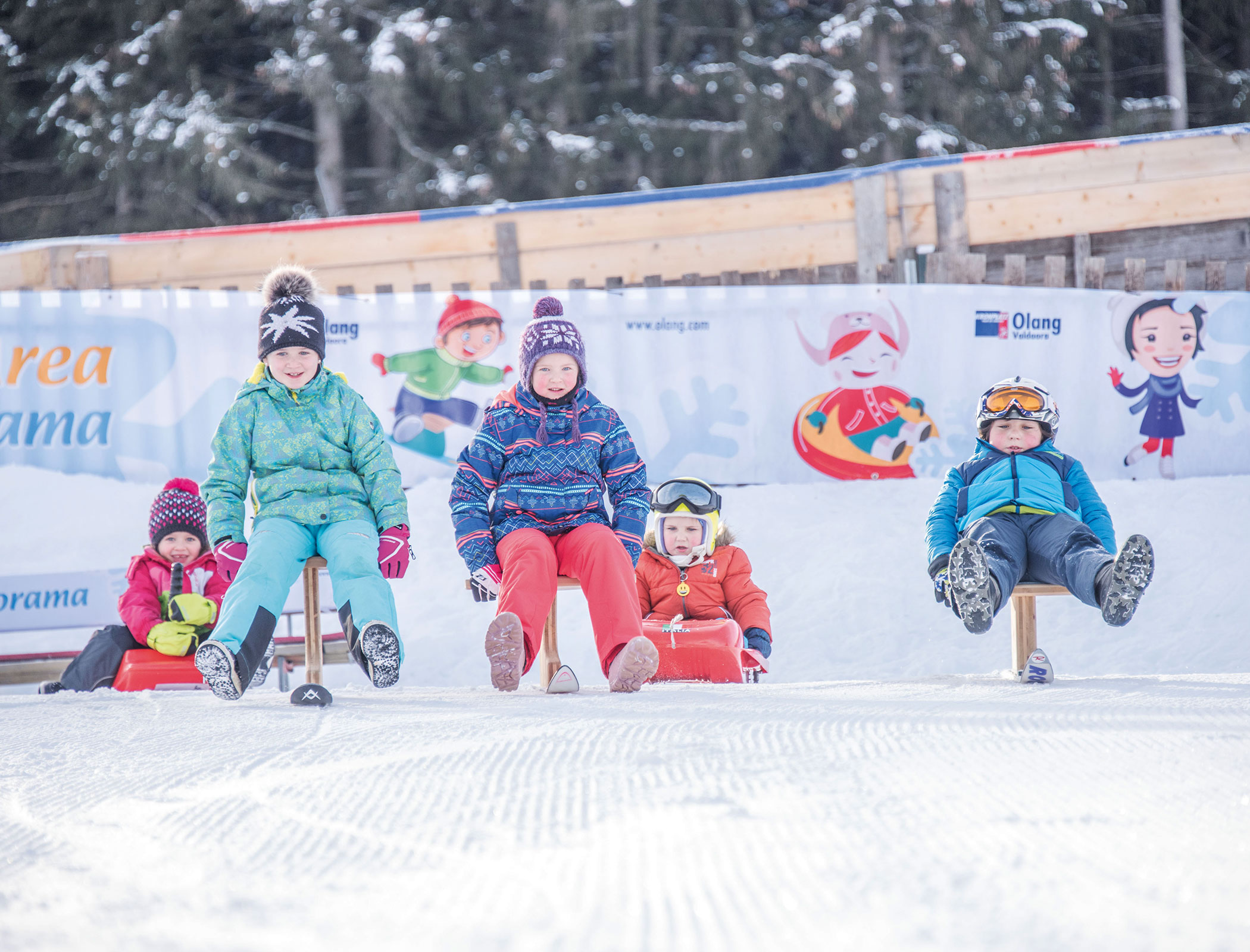 Parco per famiglie a Valdaora/Olang in Val Pusteria - Pattinaggio su ghiaccio - Hotel Fameli