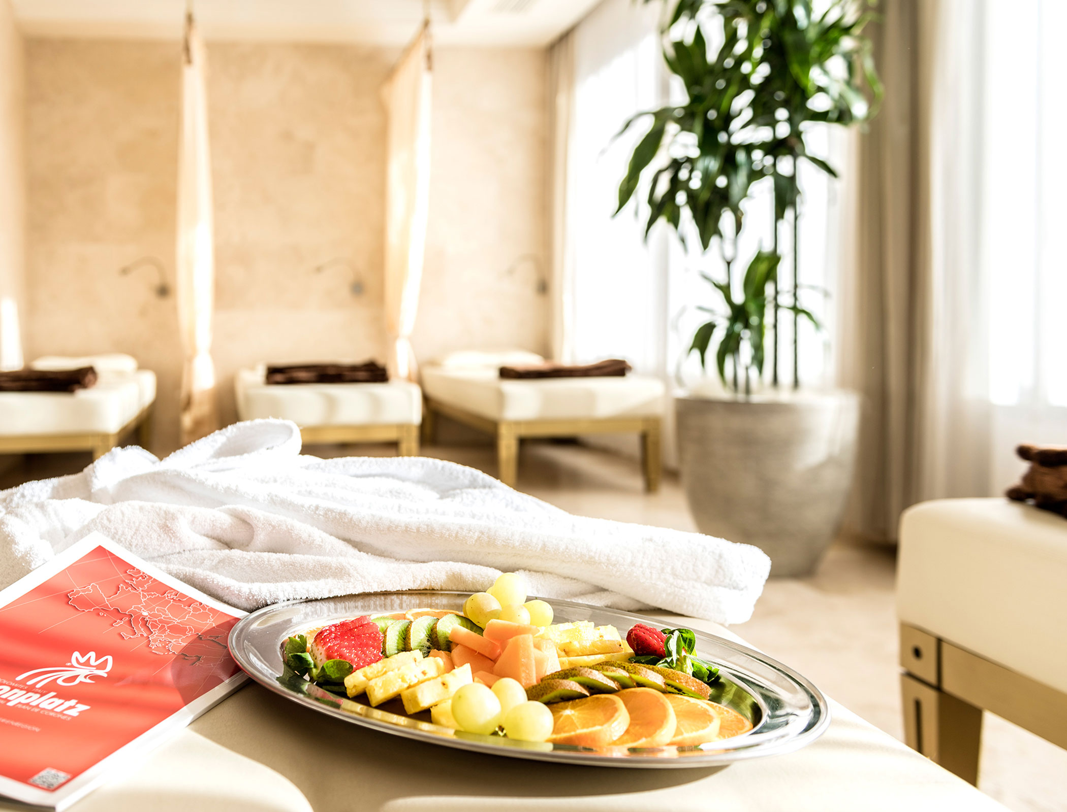 Fruit plate in the SPA area - Hotel Fameli