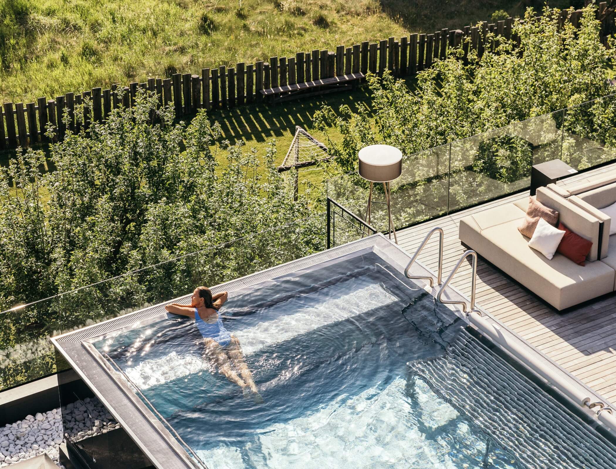 Relaxen im Pool