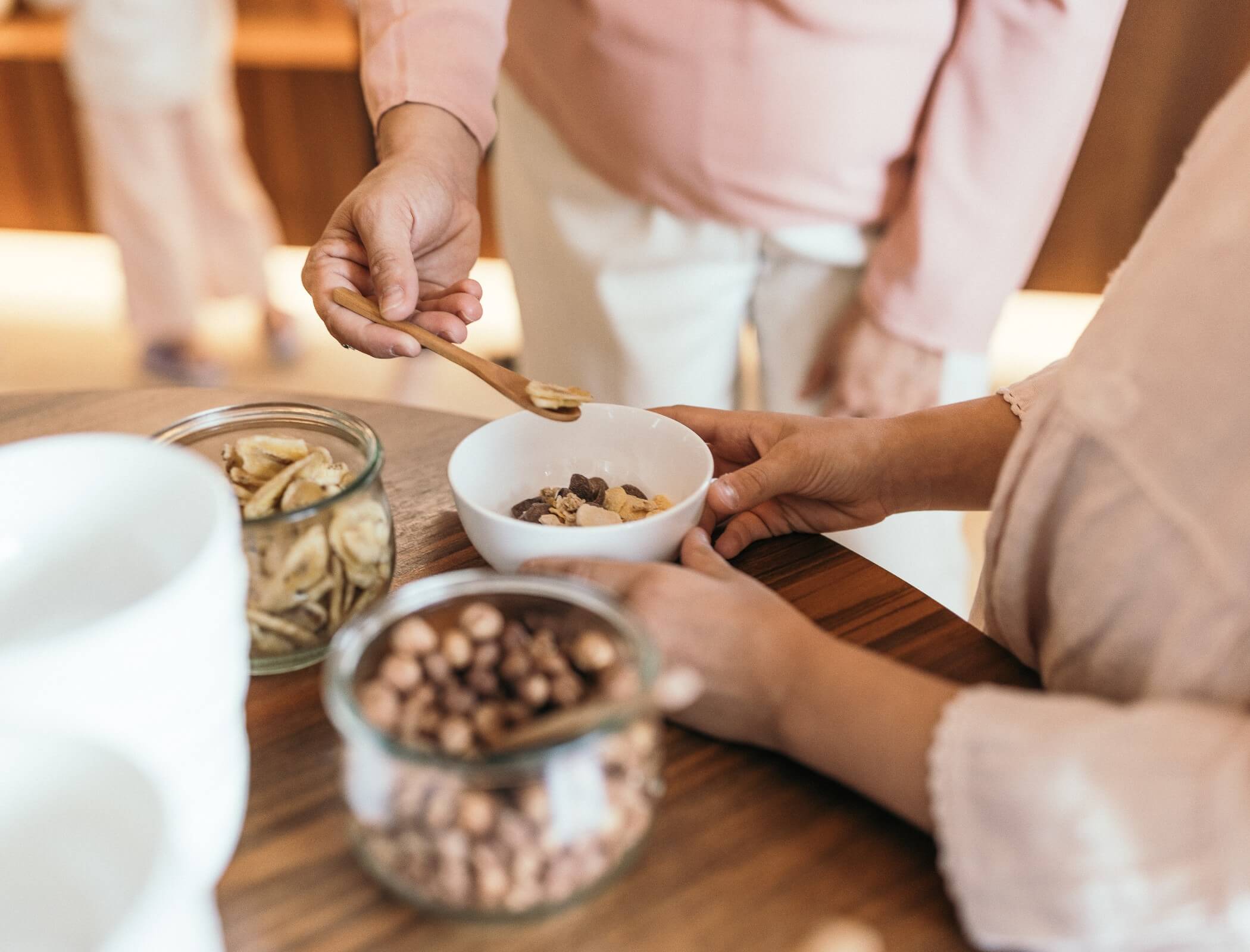 Müsli zum Frühstück