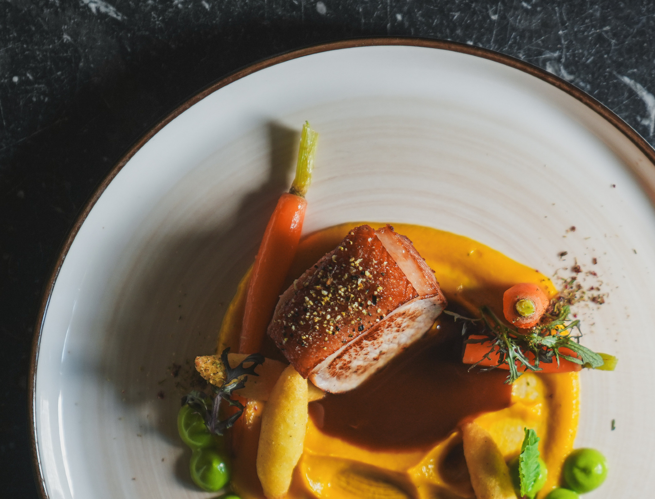 Detail photo meat dish - Hotel Fameli