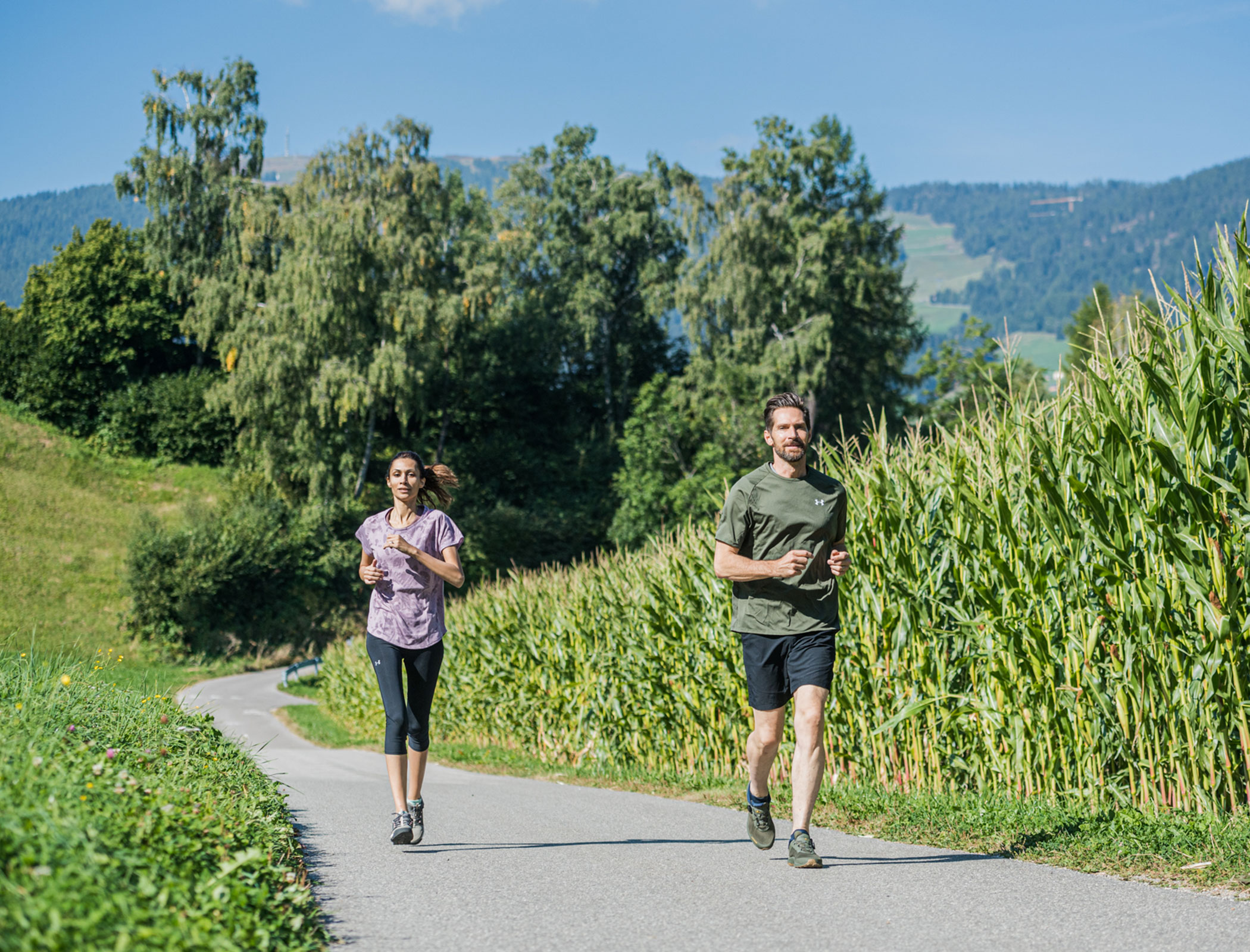 Jogging on the paths of Valdaora - Hotel Fameli