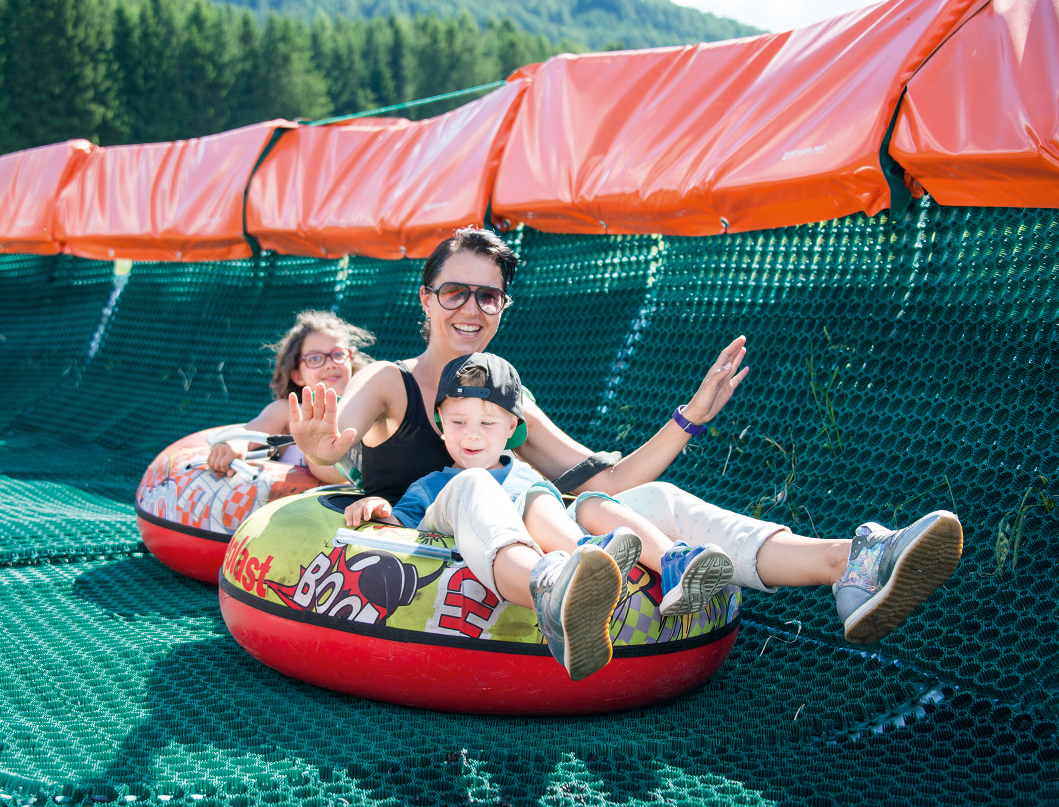 Tubing fun in Valdaora - Hotel Fameli