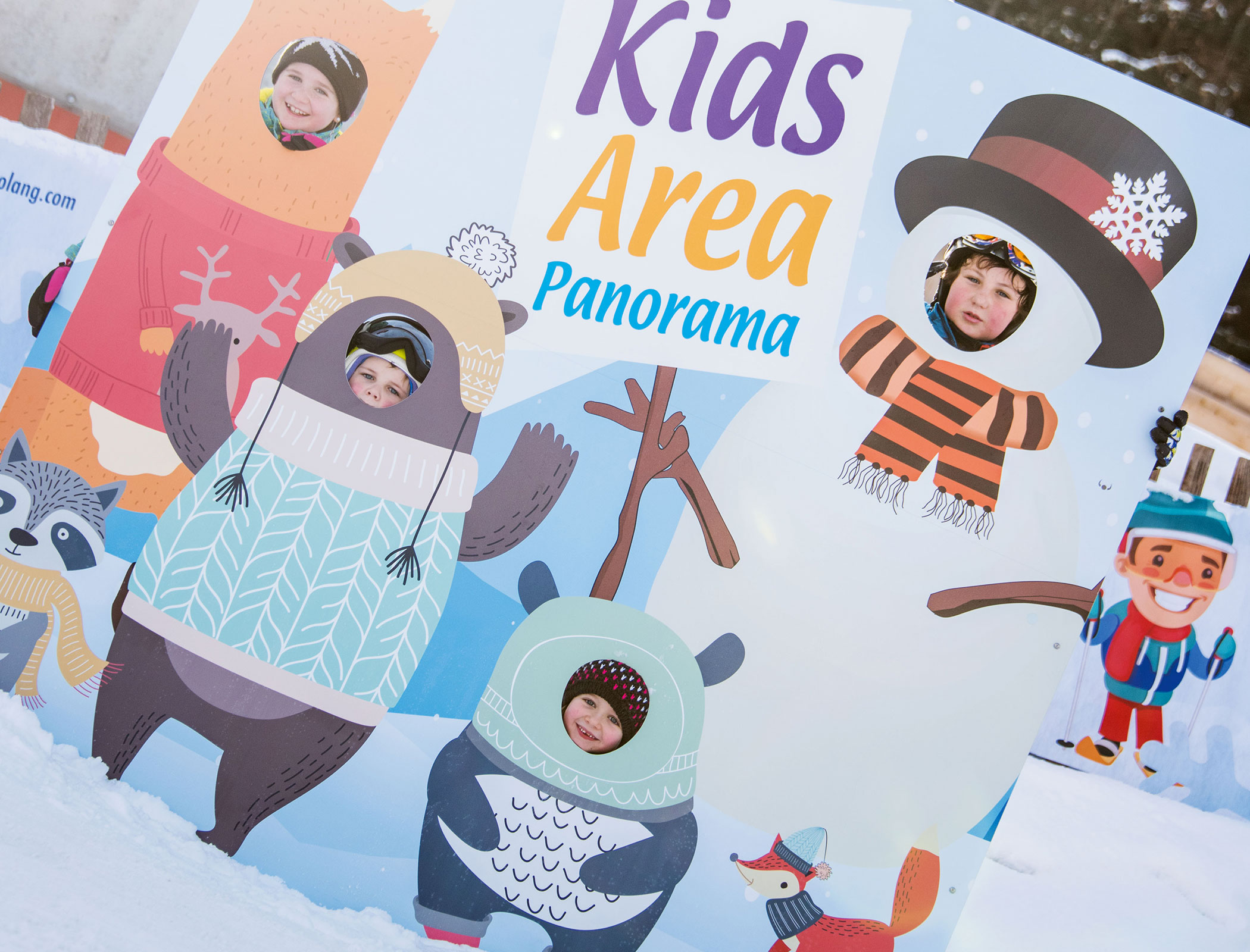 Kids Area im Winter - Hotel Fameli