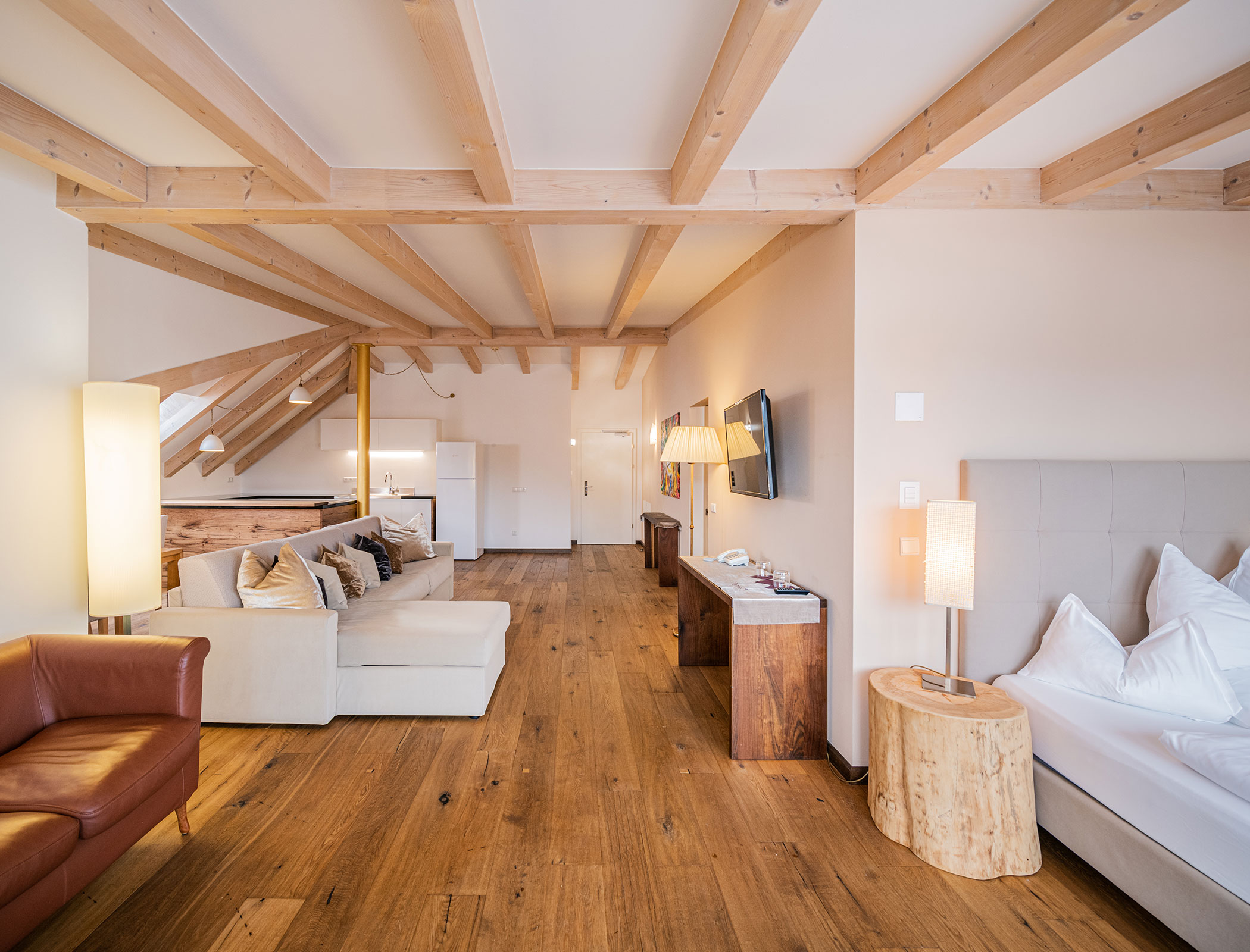 Suite Fameli Loft living room - Hotel Fameli